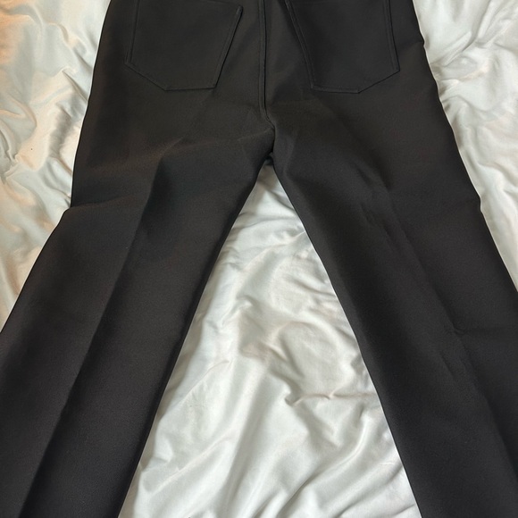 Nanushka Black Pants Straight-Leg Formal - Picture 2 of 6